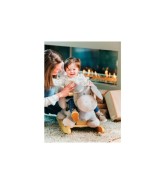 Schaukeltier Esel Cappuccino