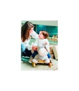 Schaukeltier Esel Cappuccino