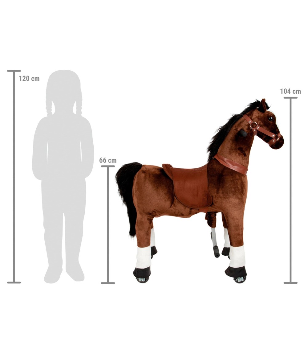 Reitpferd auf Rollen