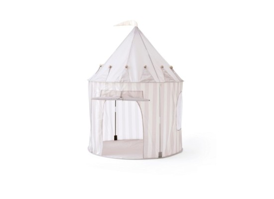 Spielzelt Streifen grau