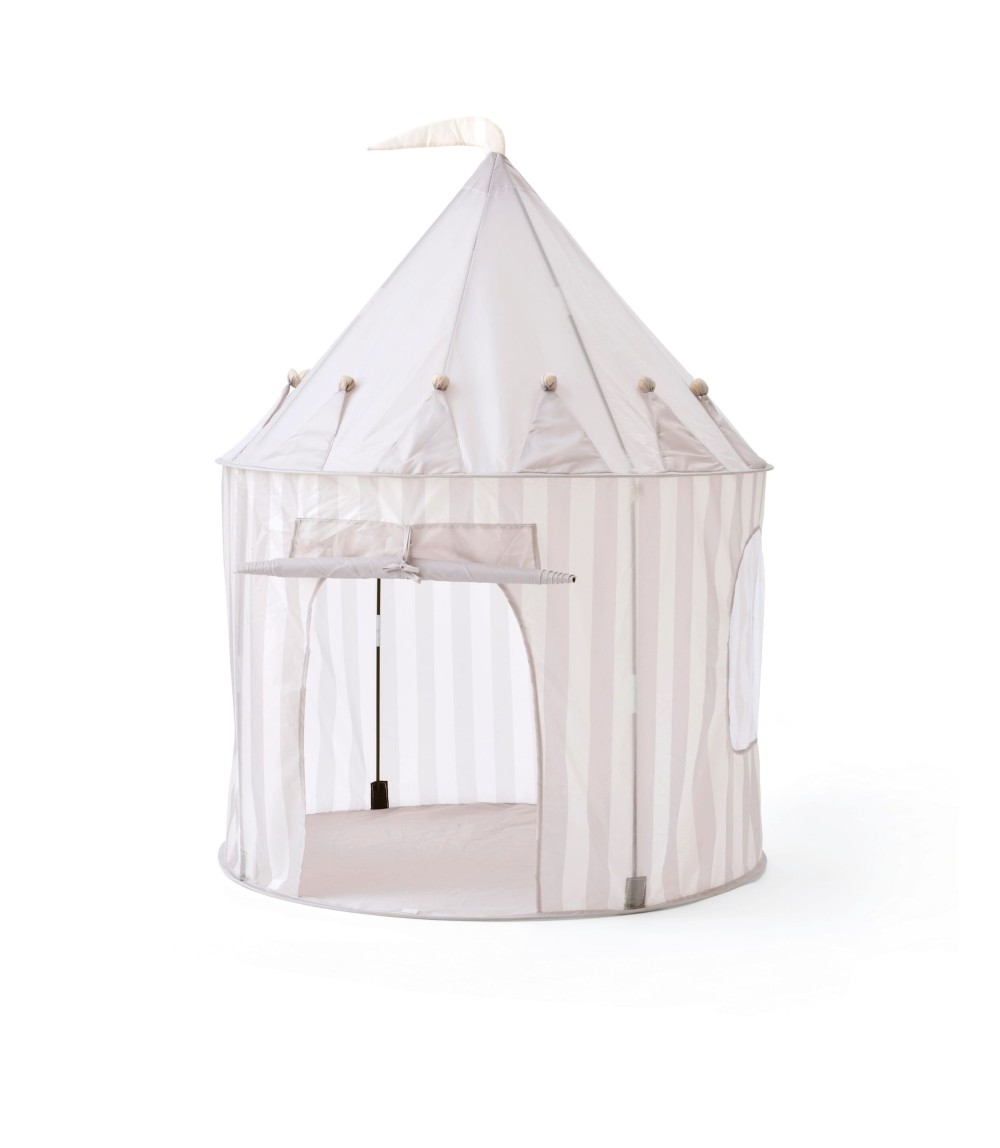 Spielzelt Streifen grau