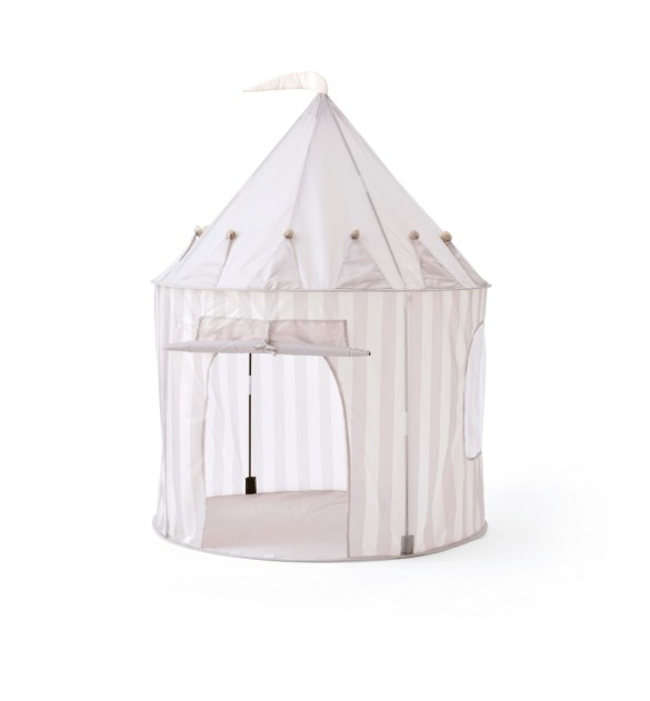 Spielzelt Streifen grau