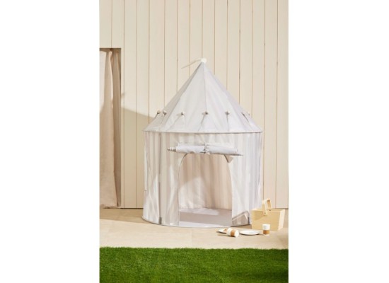 Spielzelt Streifen grau