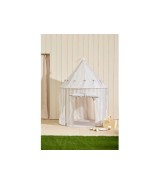 Spielzelt Streifen grau