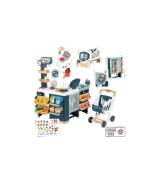 Kaufladen Maxi-Supermarkt mit Einkaufswagen