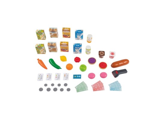 Kaufladen Maxi-Supermarkt mit Einkaufswagen