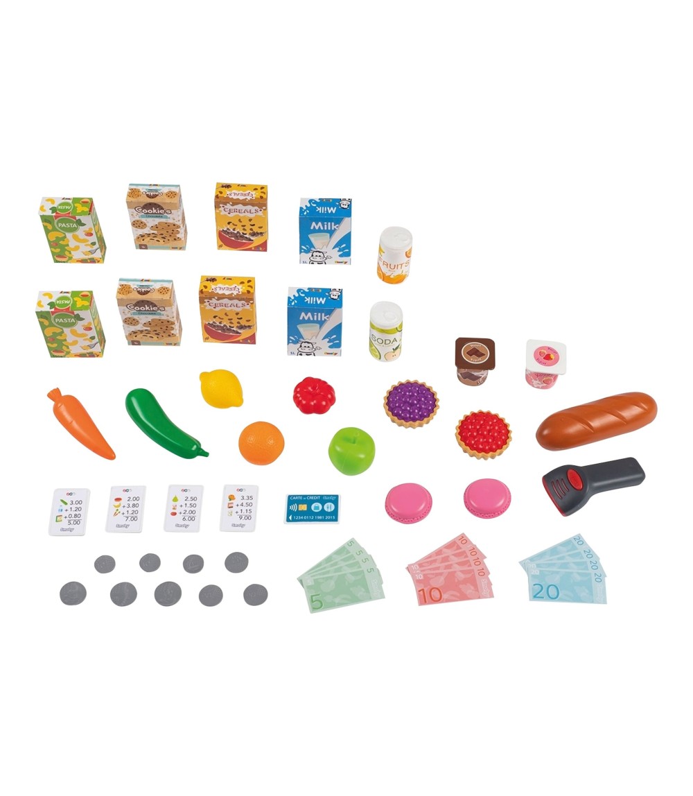 Kaufladen Maxi-Supermarkt mit Einkaufswagen