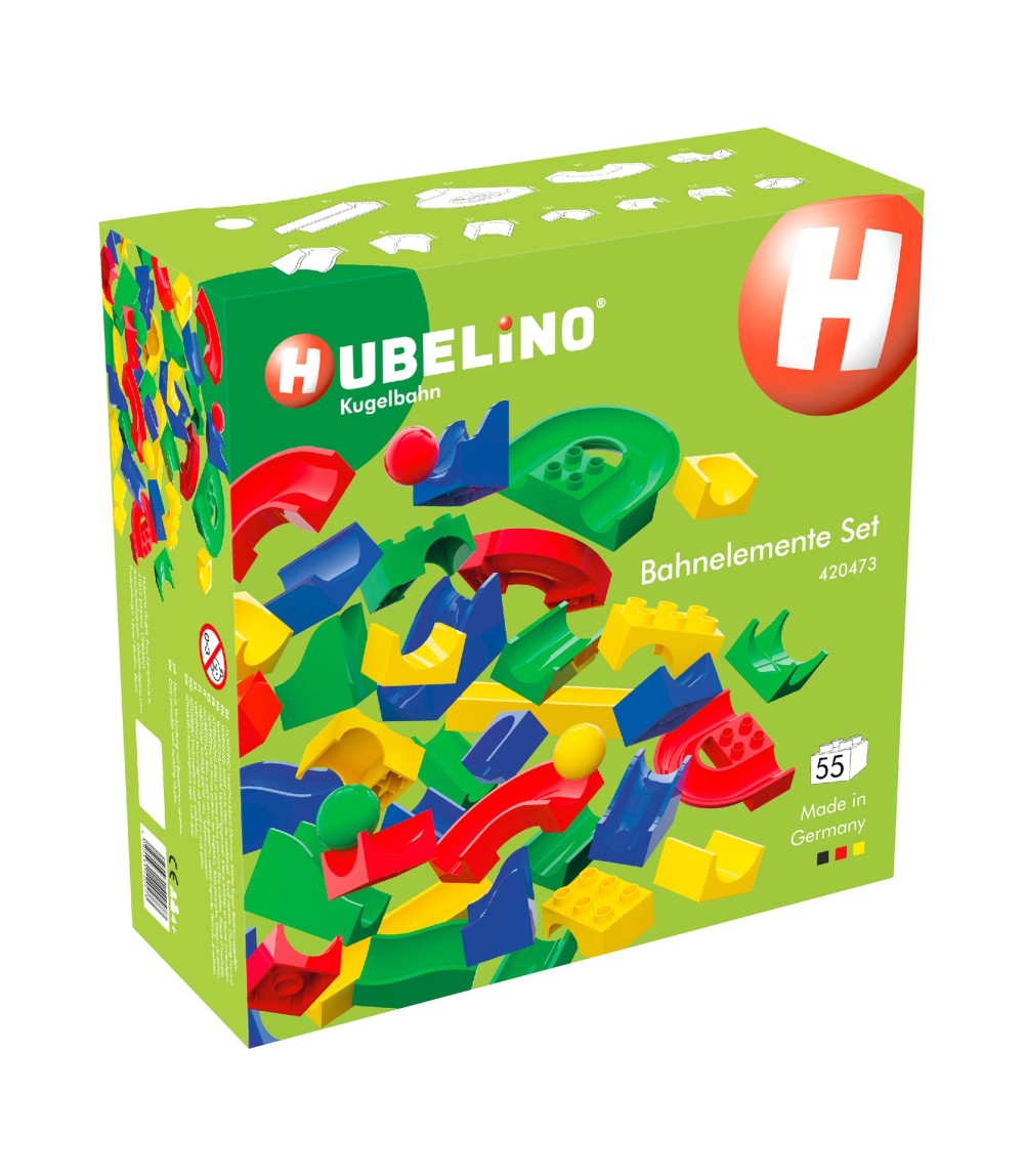 Kugelbahn Bahnelemente Set 55-tlg.