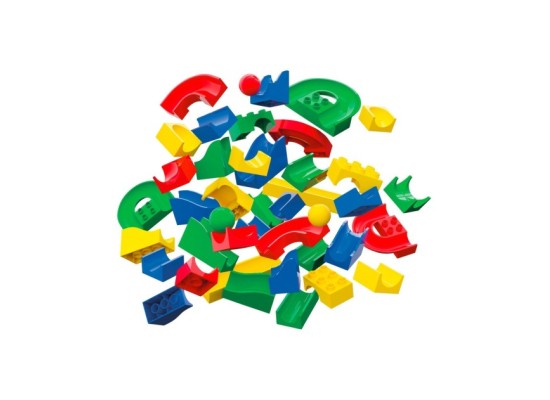 Kugelbahn Bahnelemente Set 55-tlg.