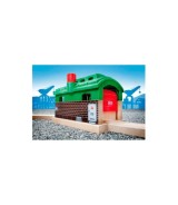 Lokschuppen mit Rolltor