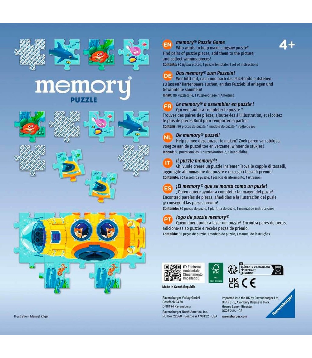 memory® Puzzle Unterwasserwelt