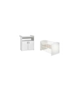 2-tlg. Babyzimmer Classic White