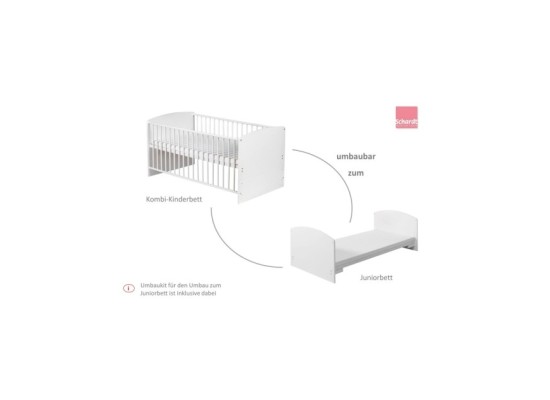 2-tlg. Babyzimmer Classic White