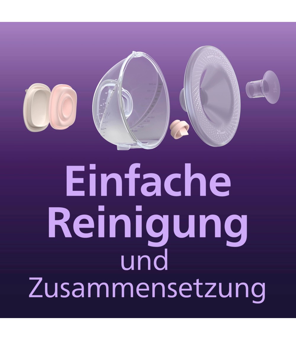 Elektrische Einzel-Milchpumpe handsfree SCF543/11