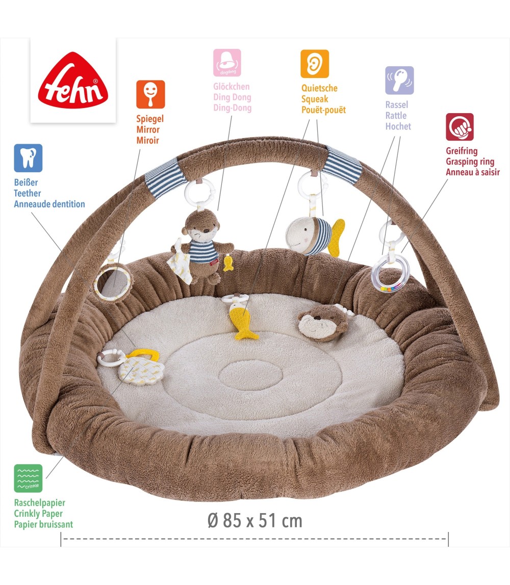 Spielbogen mit 3-D-Activity-Nest Otter Theo