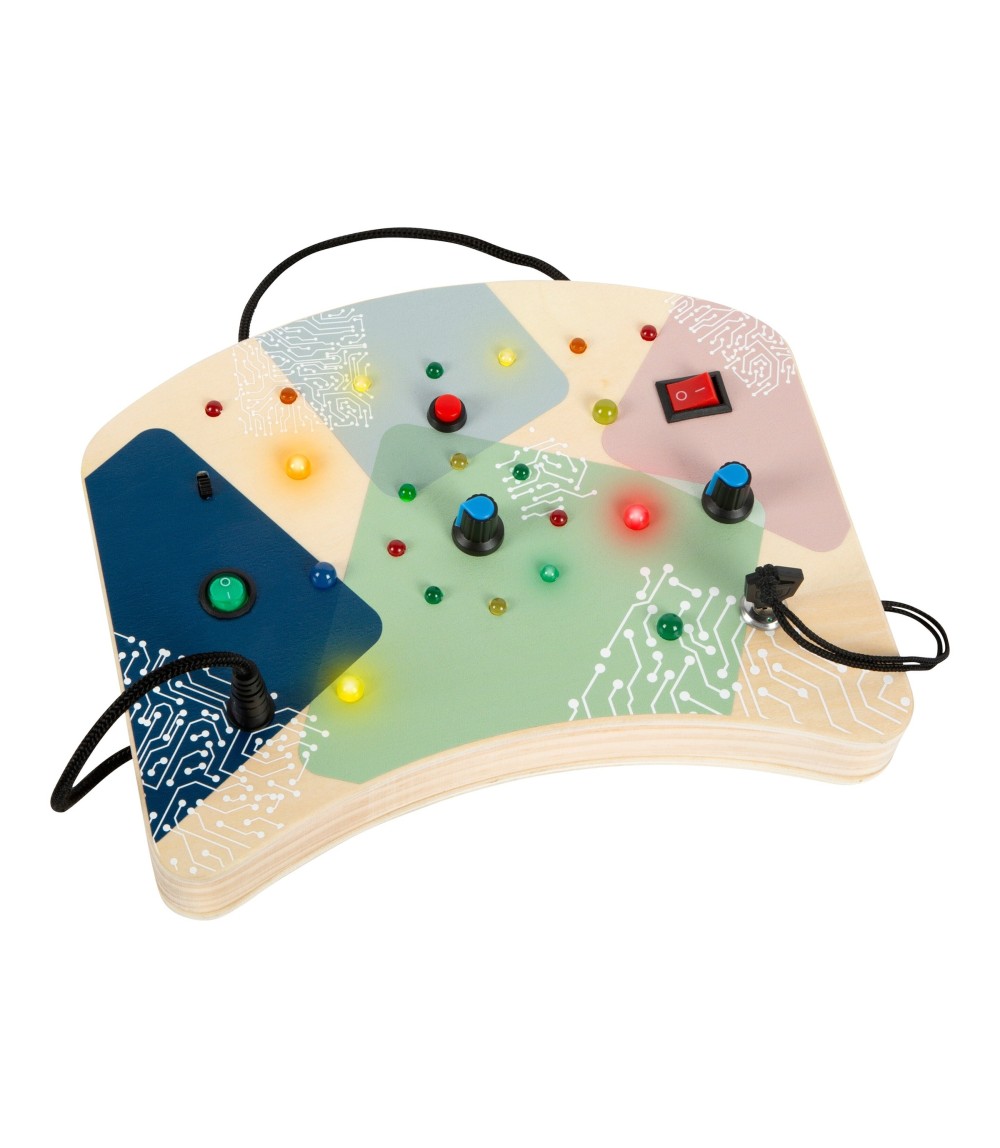 Motorikbrett LED Licht & Schalter