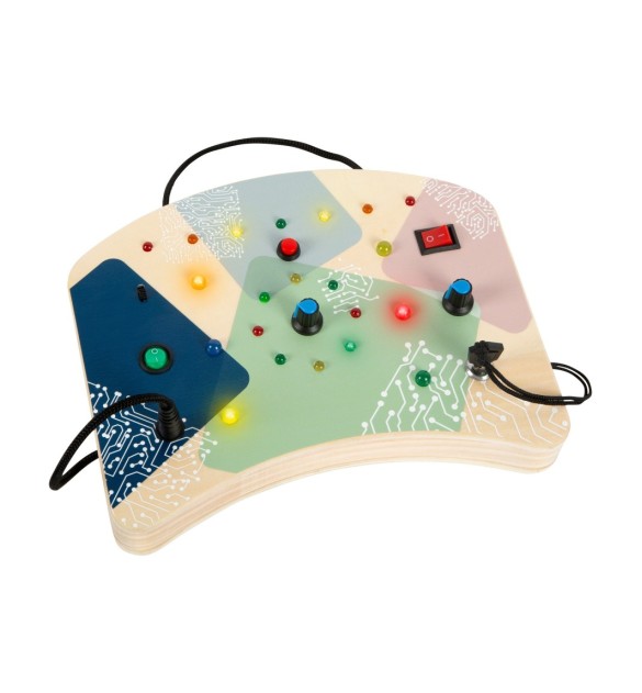 Motorikbrett LED Licht & Schalter