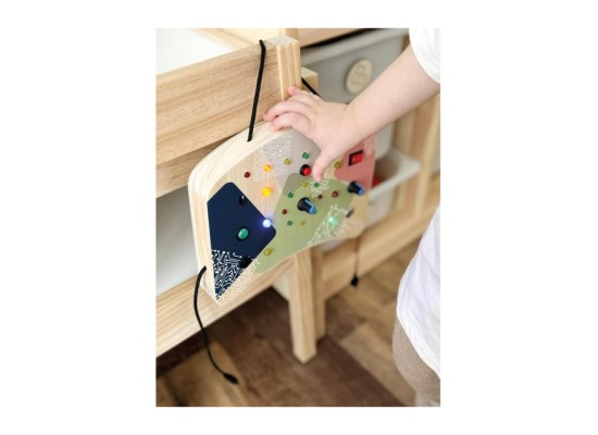 Motorikbrett LED Licht & Schalter