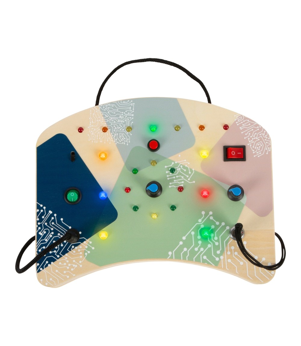 Motorikbrett LED Licht & Schalter