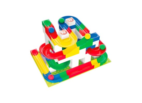 Kugelbahn Baukasten basis 123-tlg.