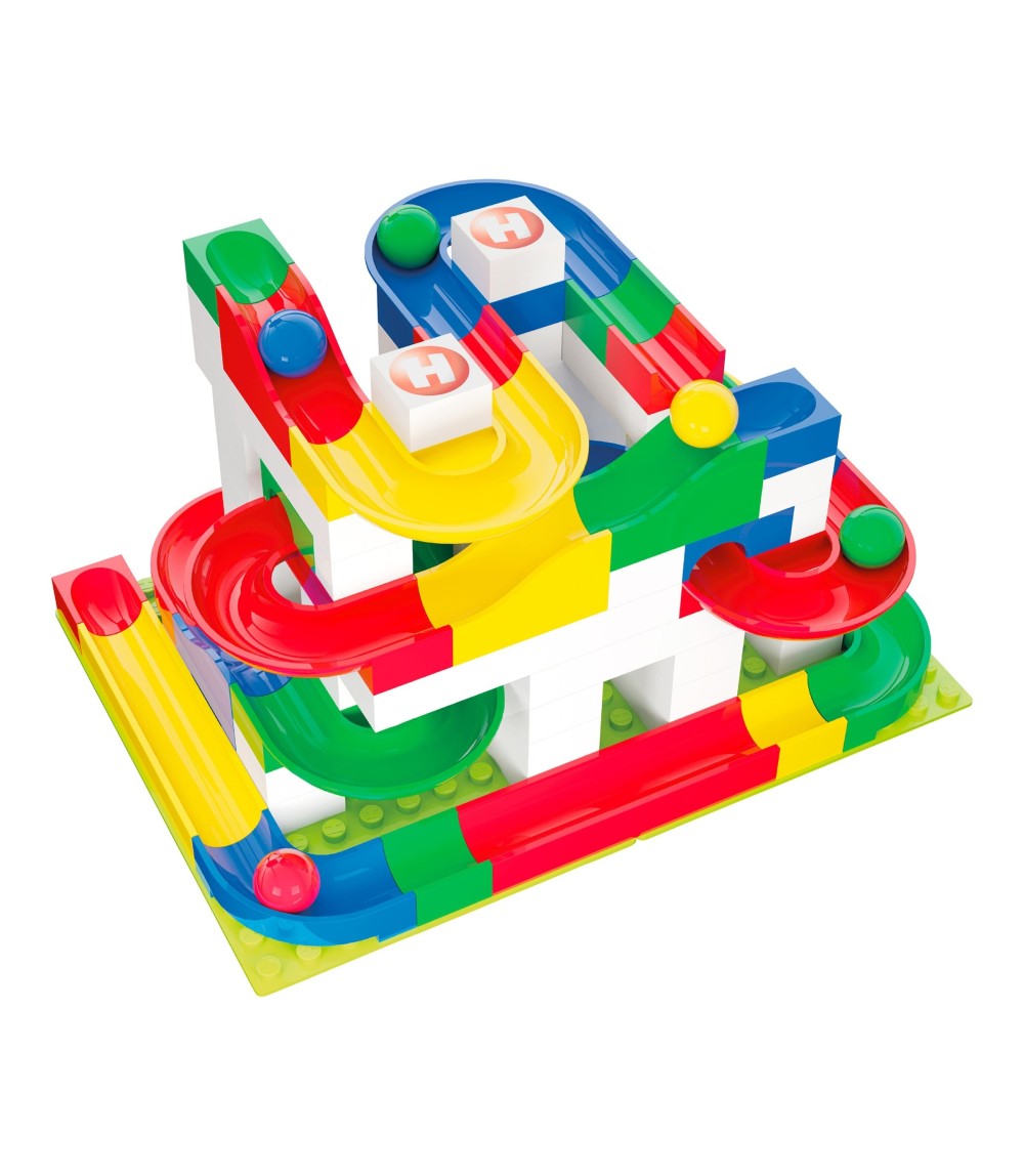 Kugelbahn Baukasten basis 123-tlg.