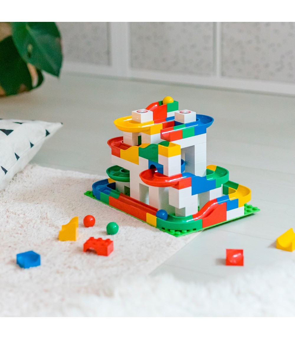 Kugelbahn Baukasten basis 123-tlg.