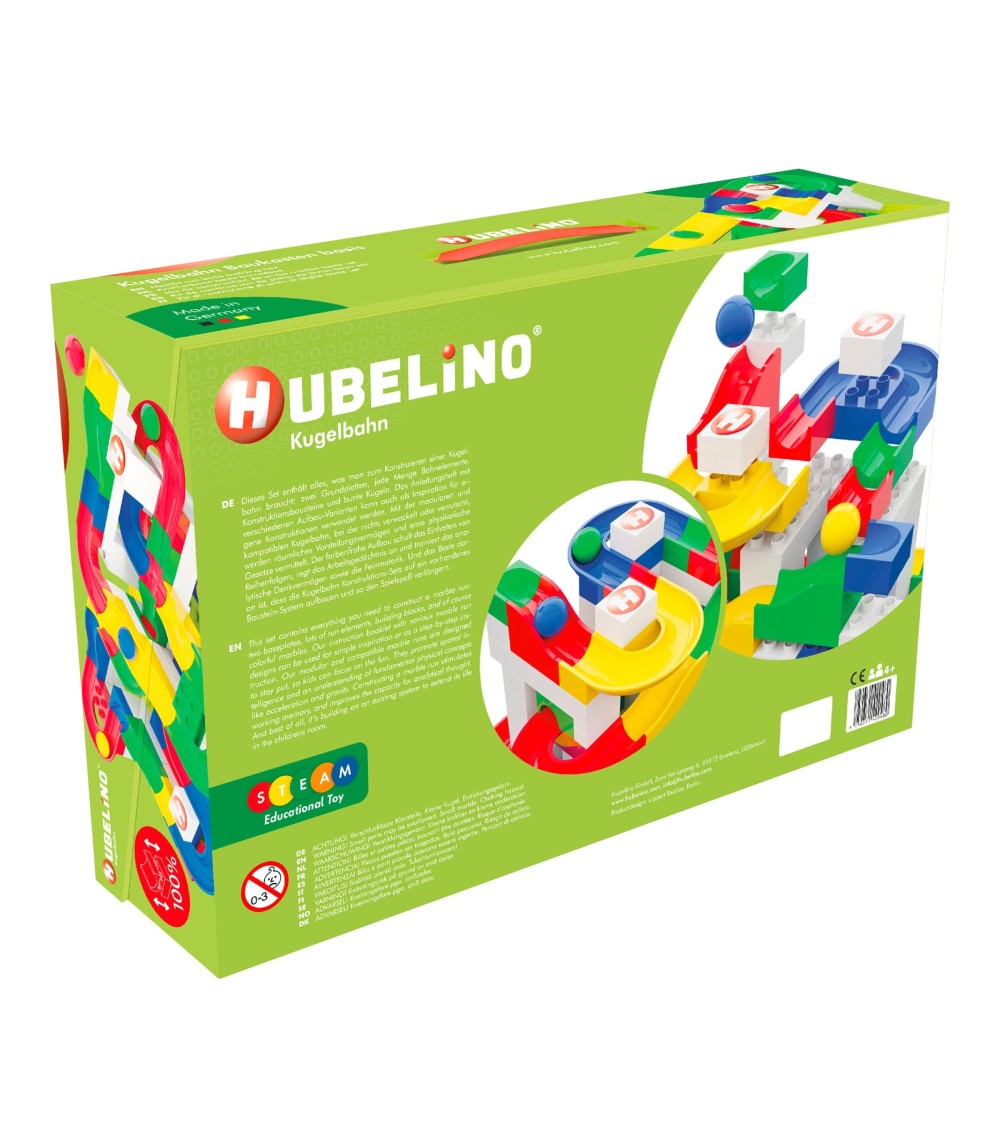 Kugelbahn Baukasten basis 123-tlg.