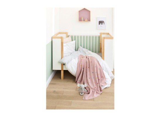 Babydecken-Set mit Greifling Elefant 80x100 cm