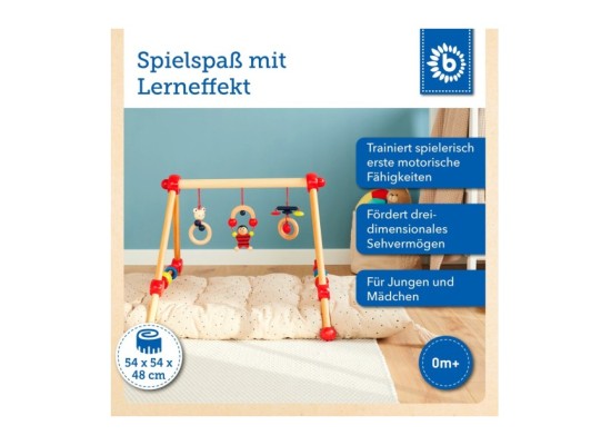 Spielbogen aus Holz Babys