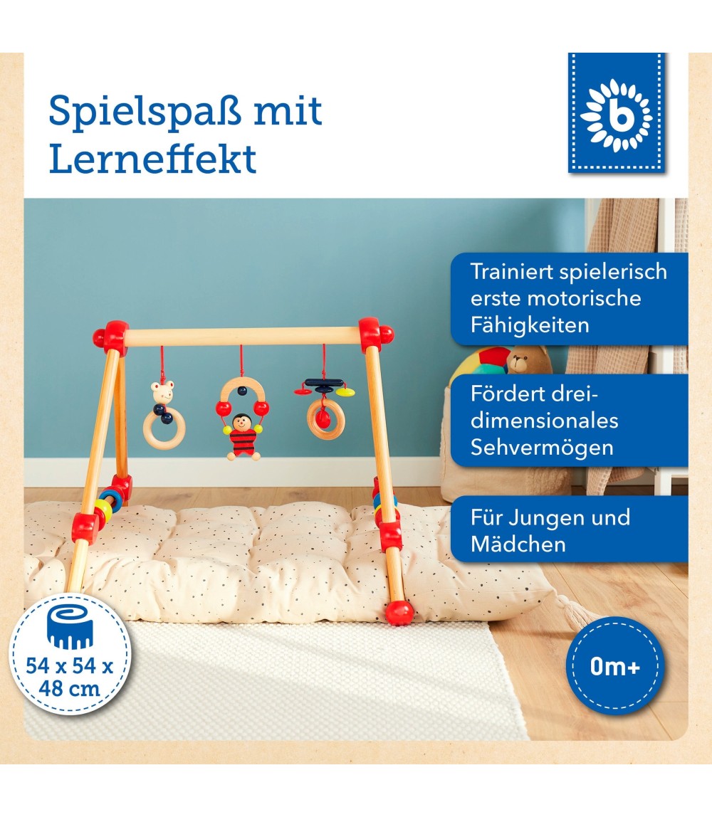 Spielbogen aus Holz Babys