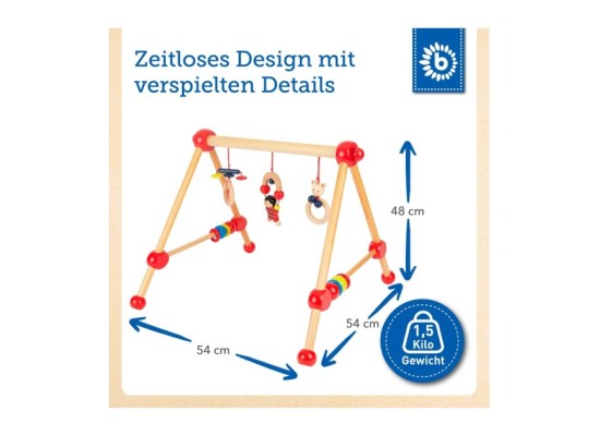 Spielbogen aus Holz Babys