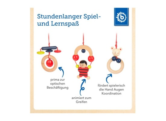 Spielbogen aus Holz Babys