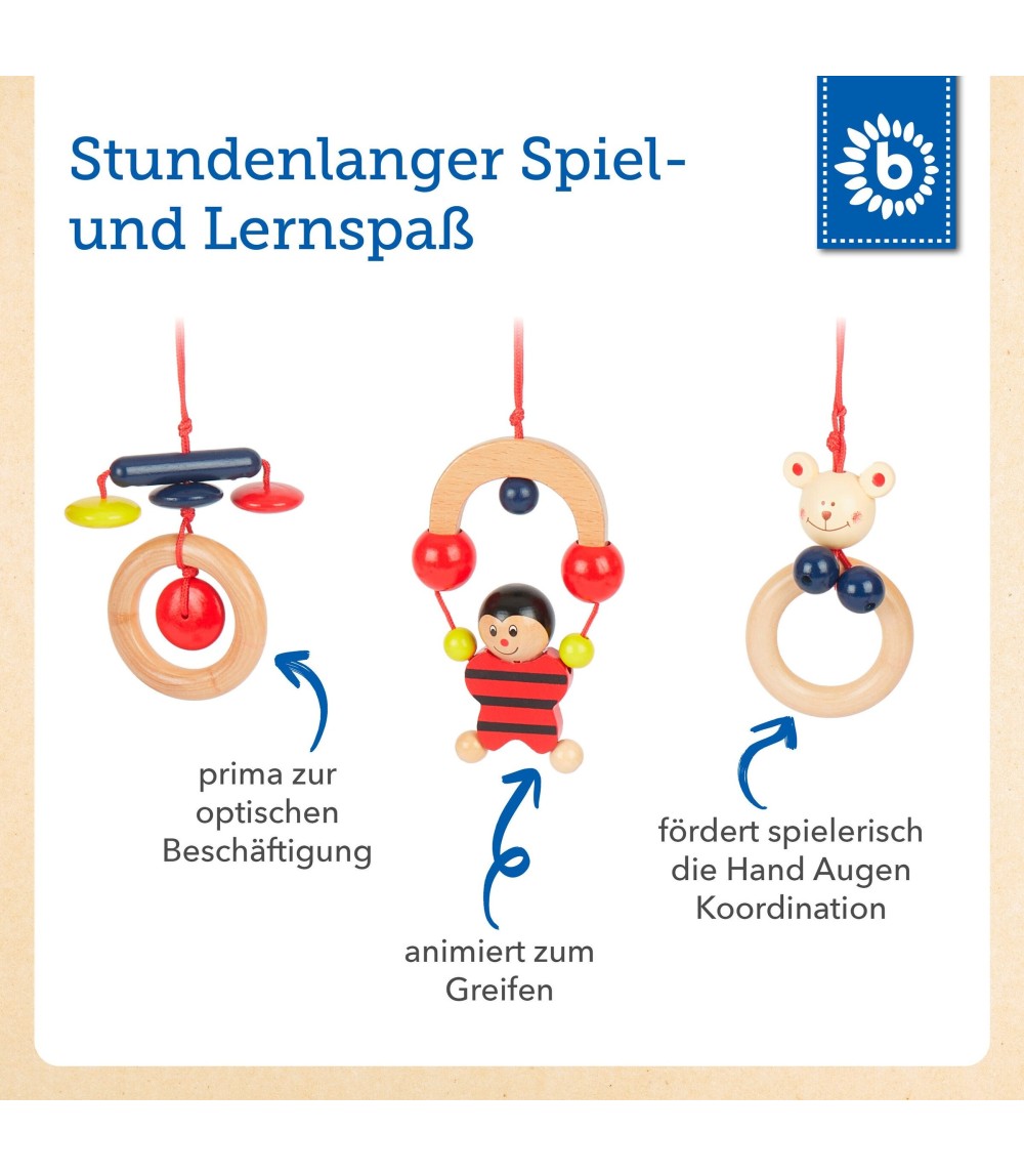 Spielbogen aus Holz Babys