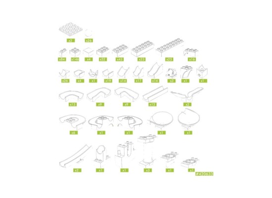 Kugelbahn Baukasten mega 585-tlg.