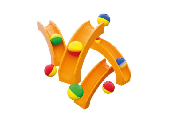 Kugelbahn Erweiterung Rutsche