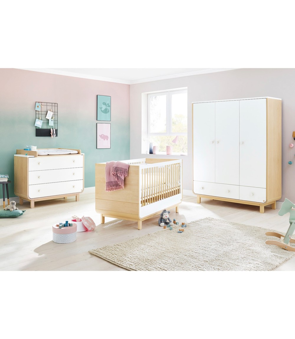3-tlg. Babyzimmer Round breit groß