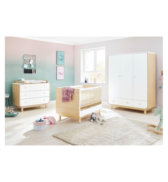 3-tlg. Babyzimmer Round breit groß