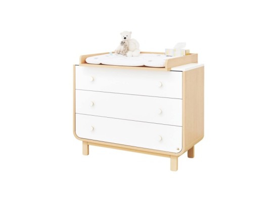 3-tlg. Babyzimmer Round breit groß