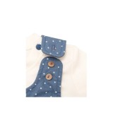 2-tlg. Set Webkleid mit Shirt Punkte