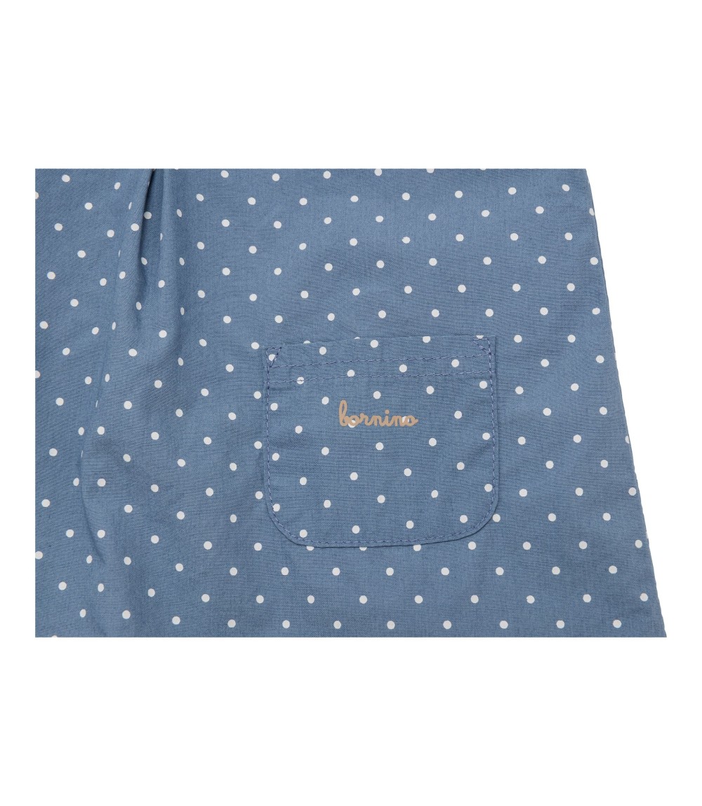 2-tlg. Set Webkleid mit Shirt Punkte