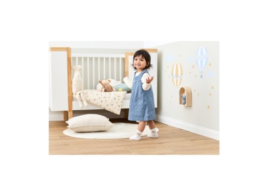 2-tlg. Set Webkleid mit Shirt Punkte