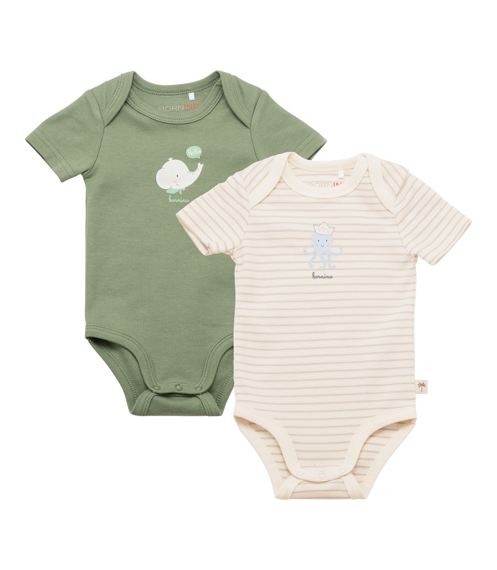 2er-Pack Bodys kurzarm Sunny Adventure