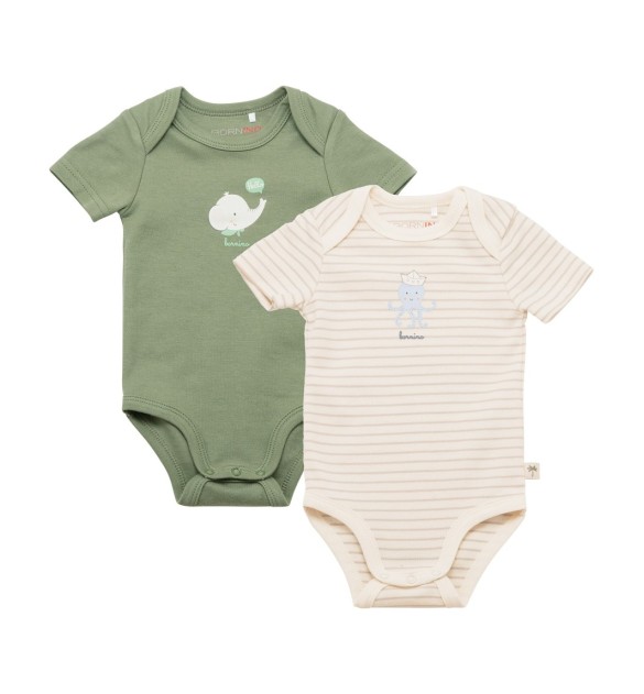 2er-Pack Bodys kurzarm Sunny Adventure