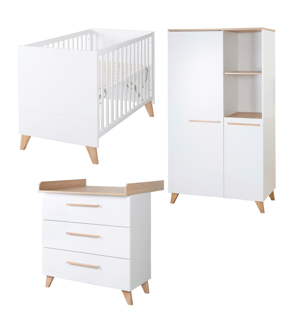 3-tlg. Babyzimmer Leon