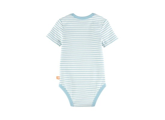 3er-Pack Bodys kurzarm Strand Ringel