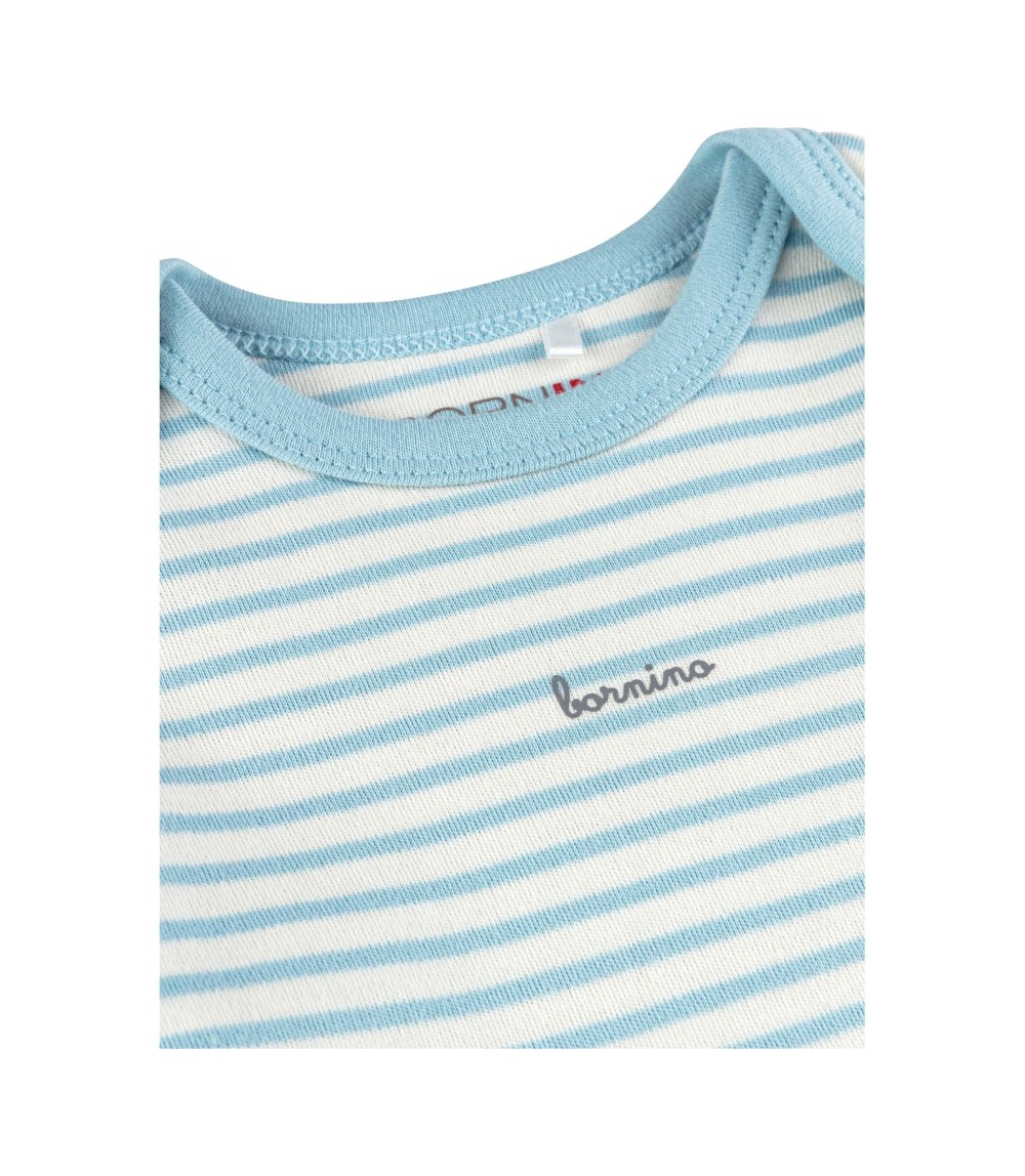 3er-Pack Bodys kurzarm Strand Ringel