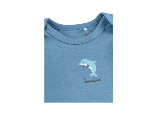 3er-Pack Bodys kurzarm Strand Ringel