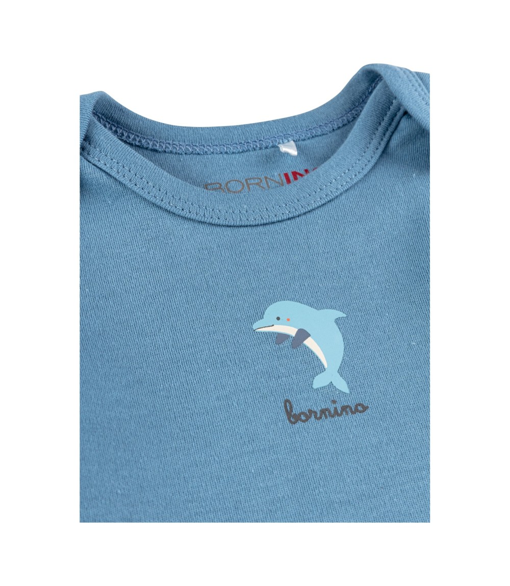 3er-Pack Bodys kurzarm Strand Ringel