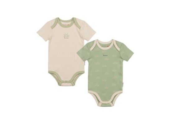 2er-Pack Bodys kurzarm Sonne