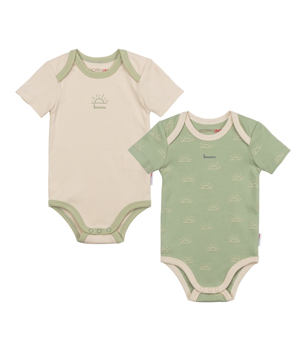 2er-Pack Bodys kurzarm Sonne